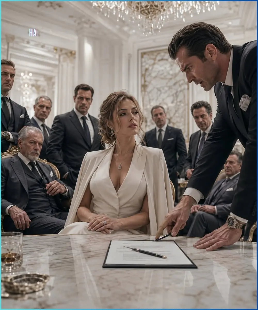 He Forced His Wife to Sign the Divorce at the Mafia Summit and Learned Too Late That Every Don Had Come for Her