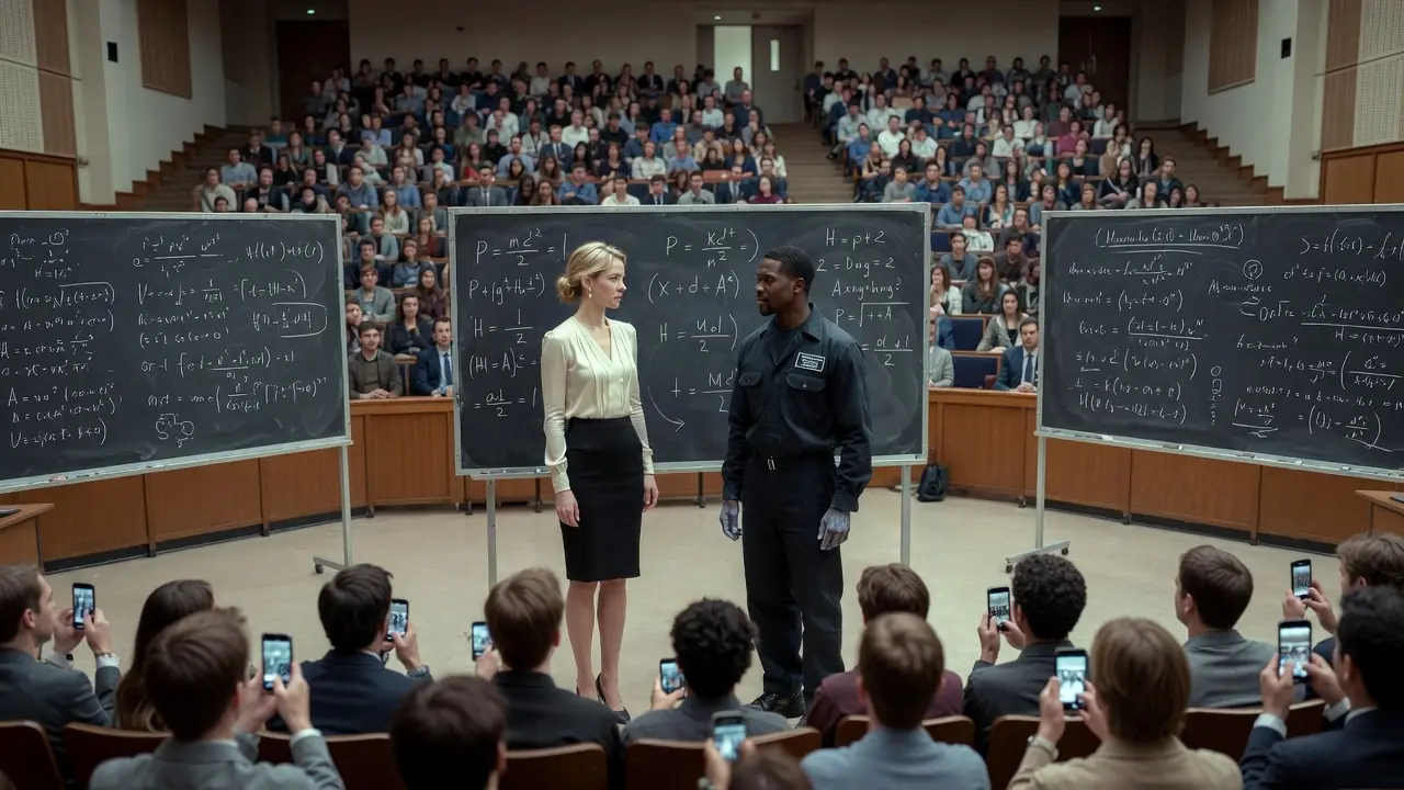 “Solve This Equation and I’ll Marry You” Professor Laughed — Then Froze When the Janitor Solved It