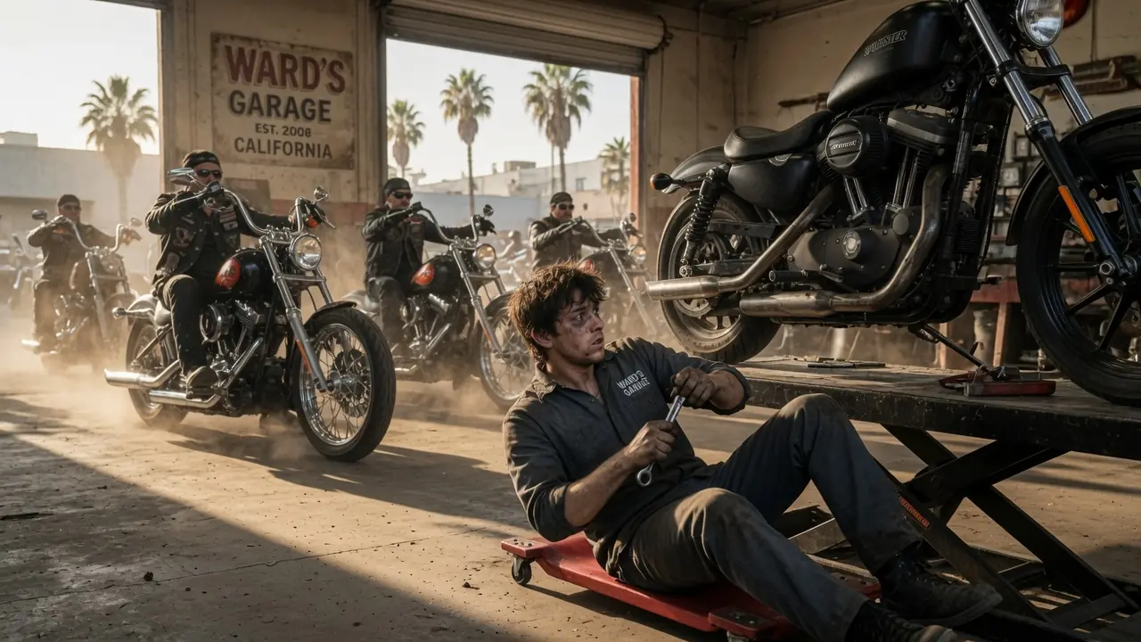 Unfixable Biker Bike Was Taken Apart by a Teen — Then 298 Hells Angels Came in Silence