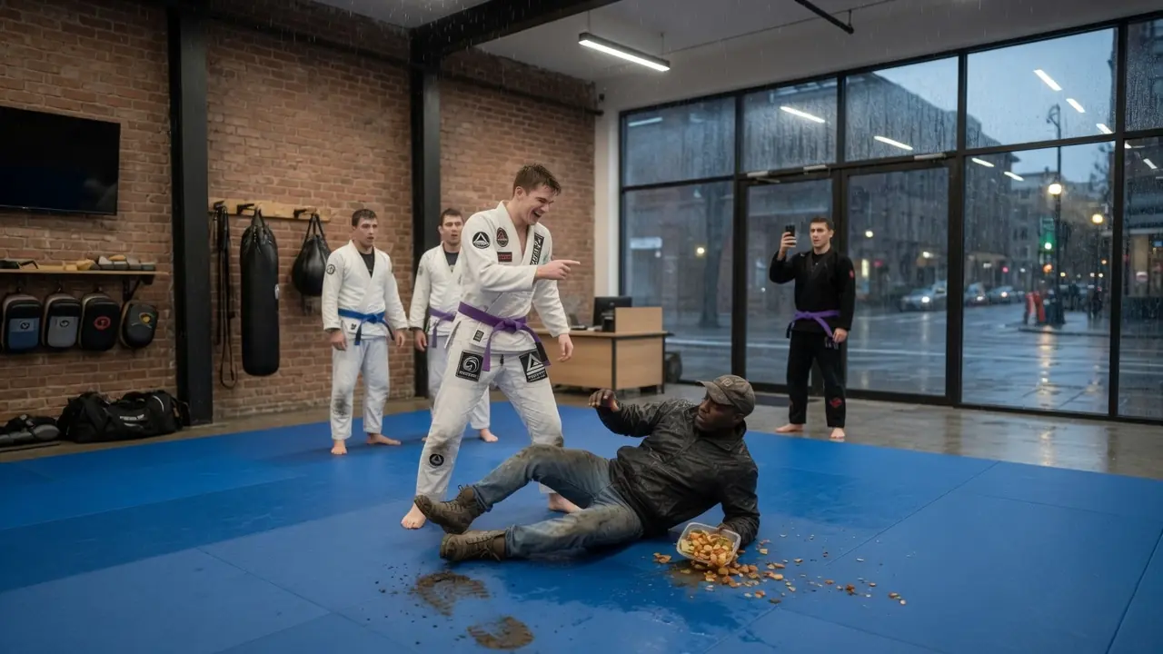 Rich BJJ Prodigy Humiliated a Delivery Driver Over One Muddy Footprint — Then Challenged the Wrong Man
