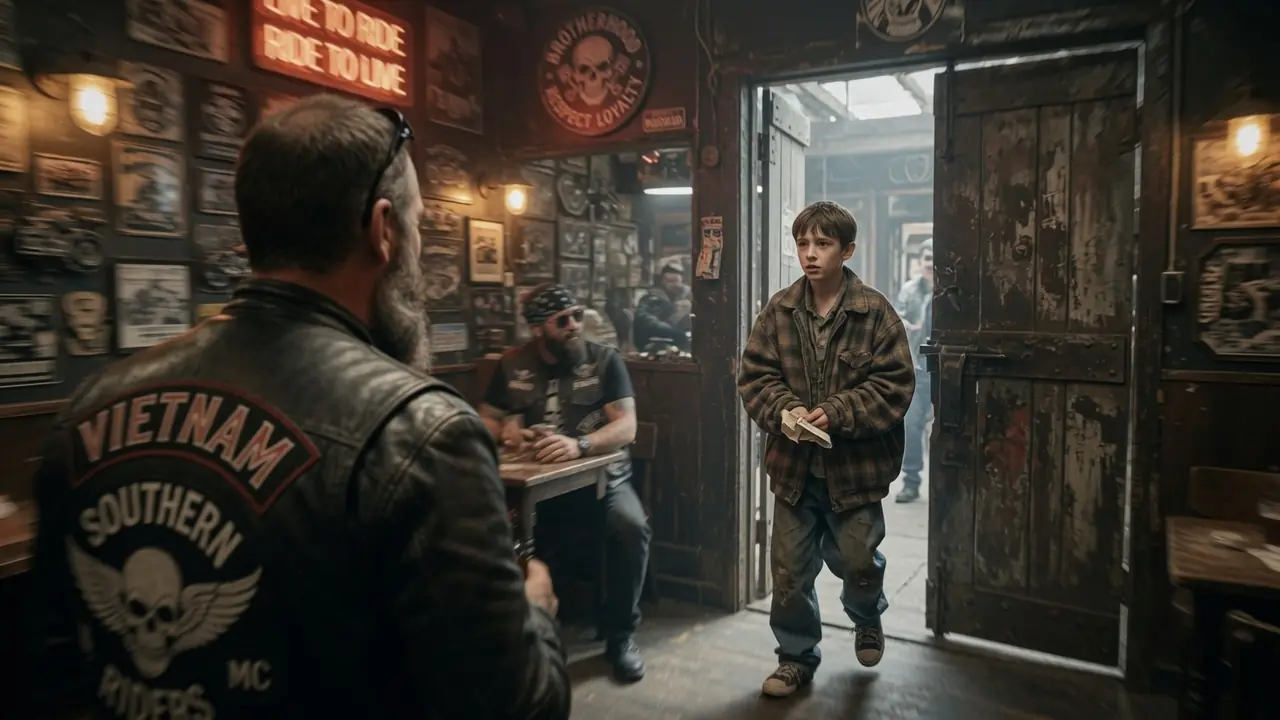 Boy Asked a Biker Club for a Job to Feed His Mom — The Entire Hells Angels Chapter Showed Ups Mom