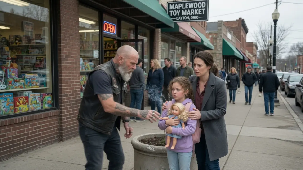 A Biker Destroyed A Little Girl’s Favorite Doll — Seconds Later, The Truth Shocked Everyone