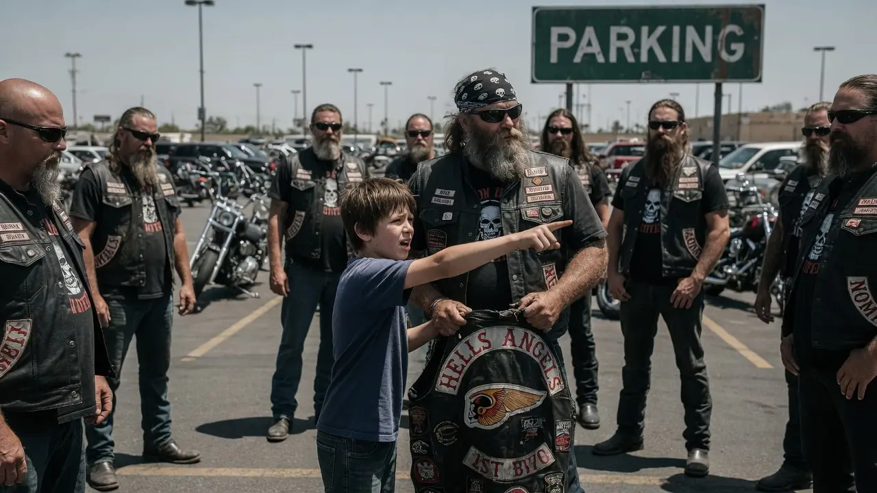 The Boy Pointed at the Shadows: "Those Men Have Guns" — The Hells Angels Were Ready just in Time