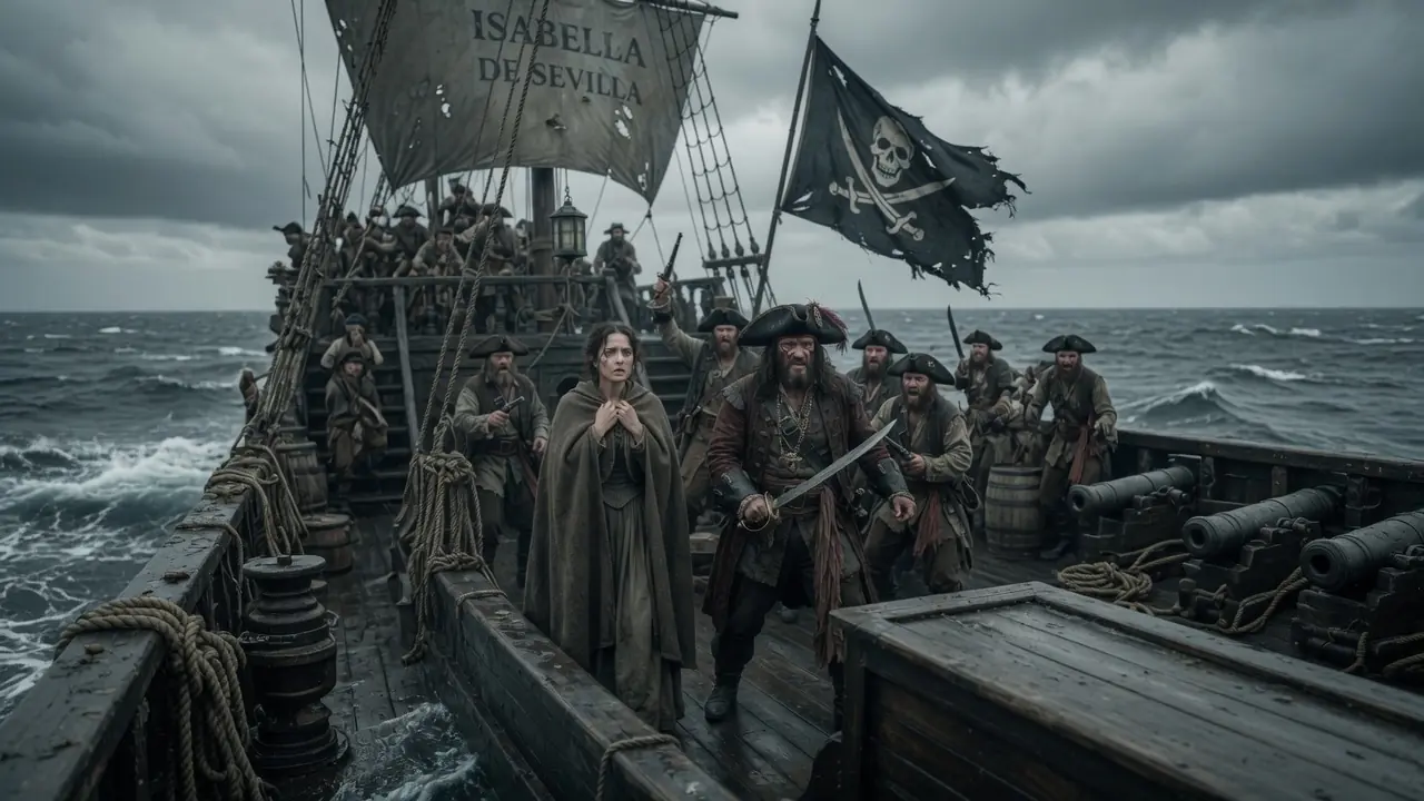 Pirates Boarded Her Ship — The Duke Challenged Their Captain To Single Combat To Save Her