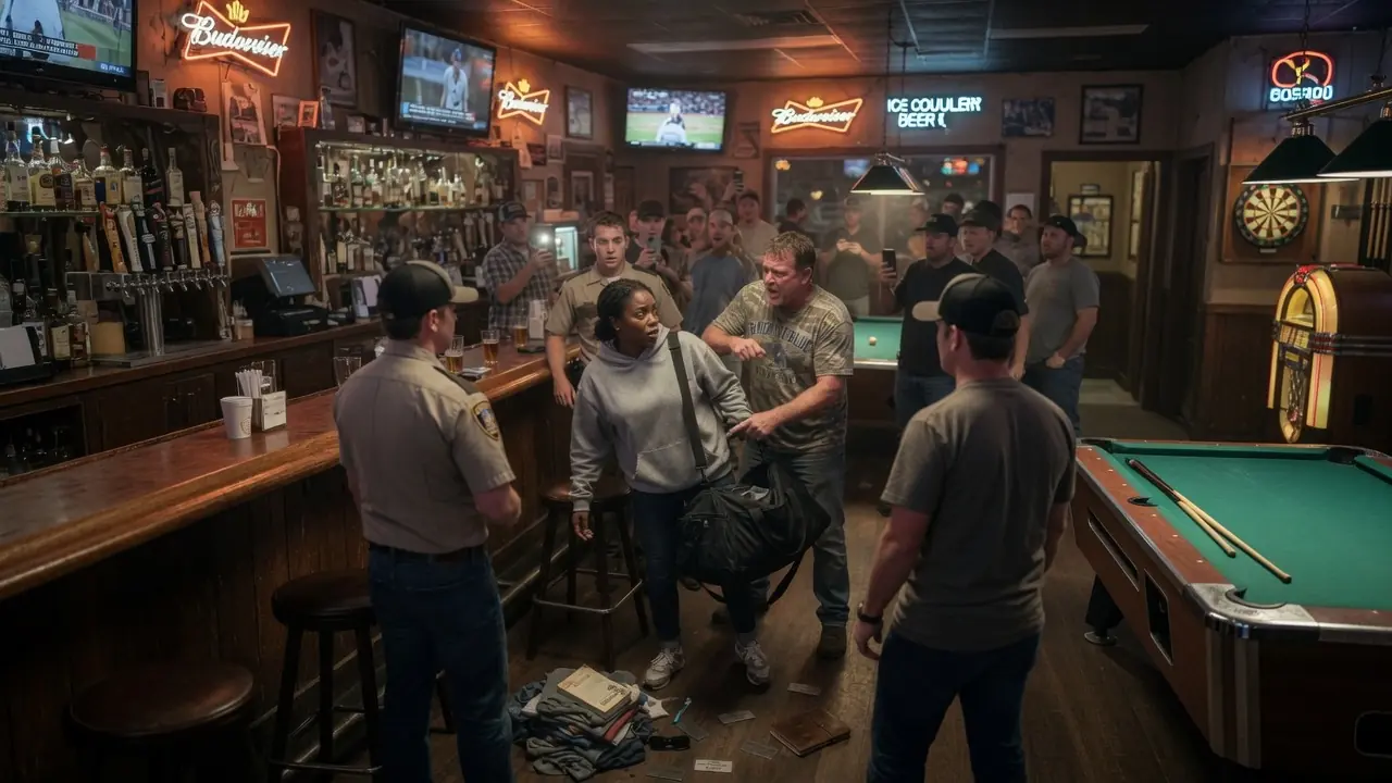 A White Drunk In A Bar Put His Hands On The Wrong Woman