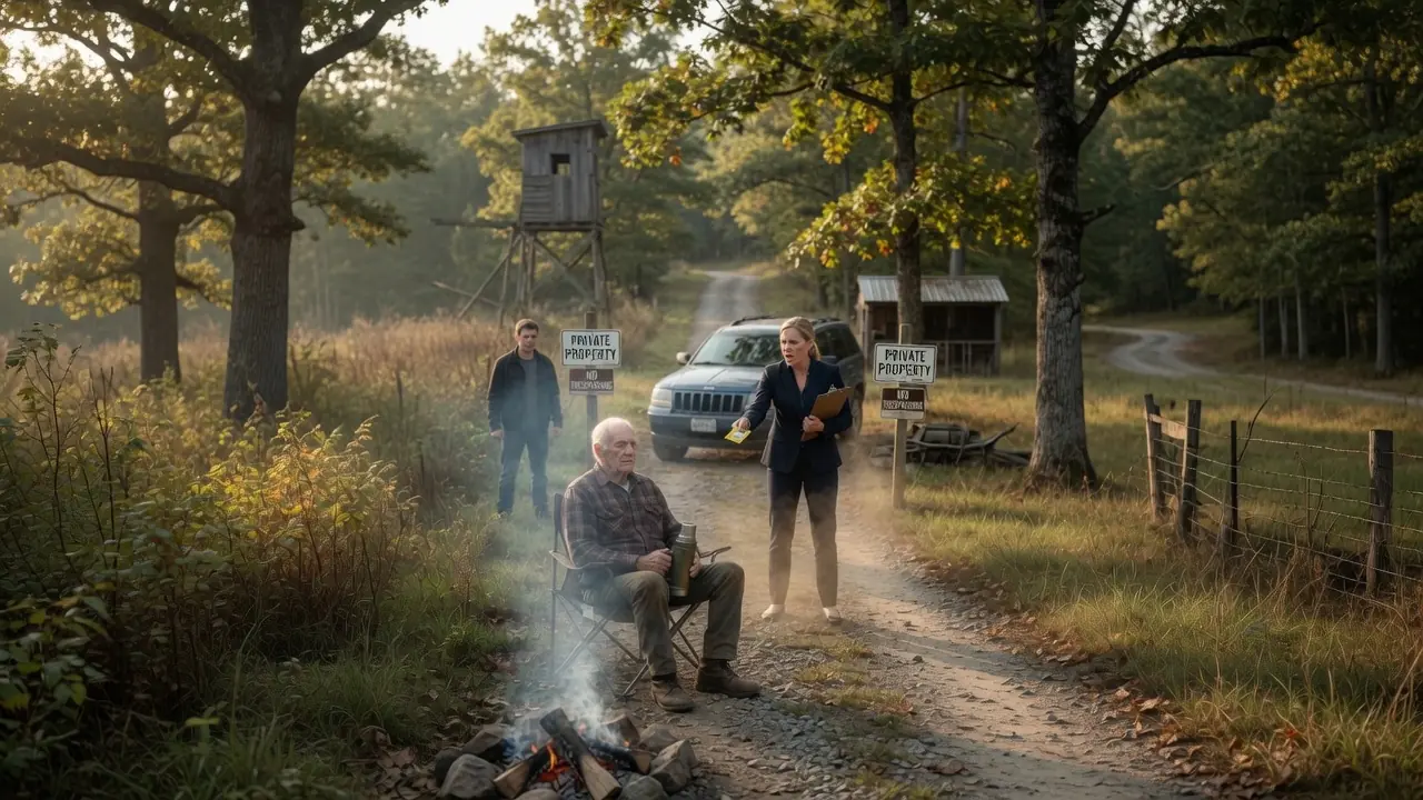 An HOA Woman Stormed Onto An Old Man’s Land — Then He Looked At The Road Behind Her