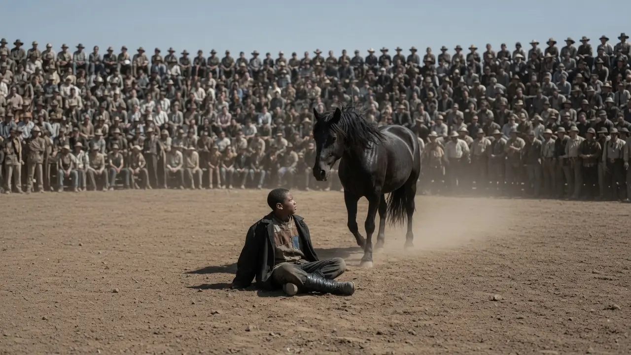 The Horse That Threw Every Rider — Until a Black Boy Beggar Stepped Up… and Won $1