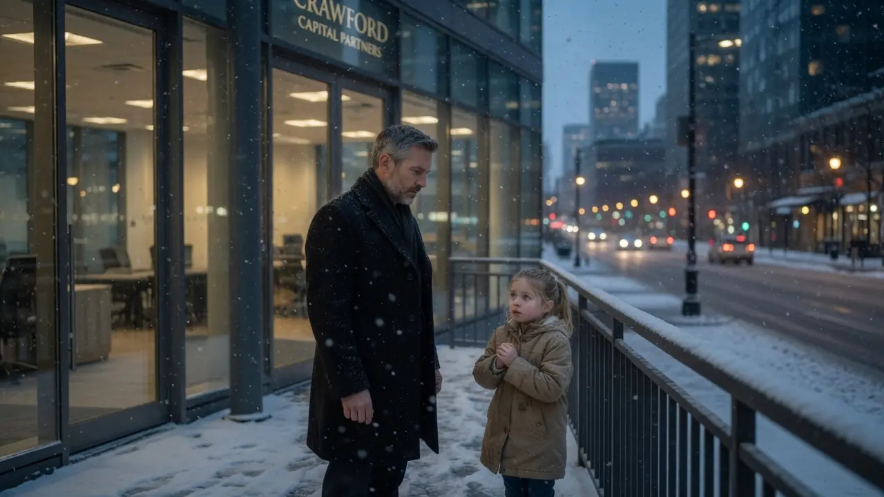 The Little Girl Said, “Sir, My Mom Didn’t Come Home Last Night…” — The CEO Followed Her Into  the Snow