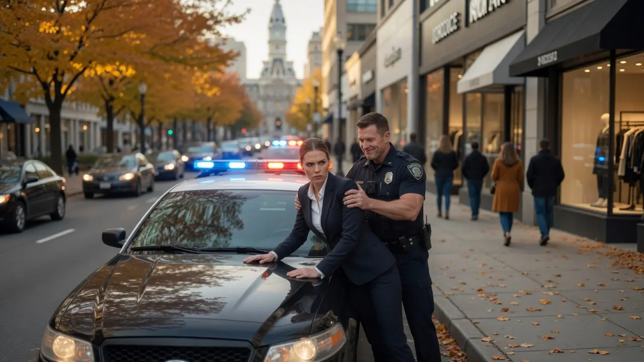 A Cop Forced A Woman Onto His Patrol Car — Then She Said Five Words That Ruined Him