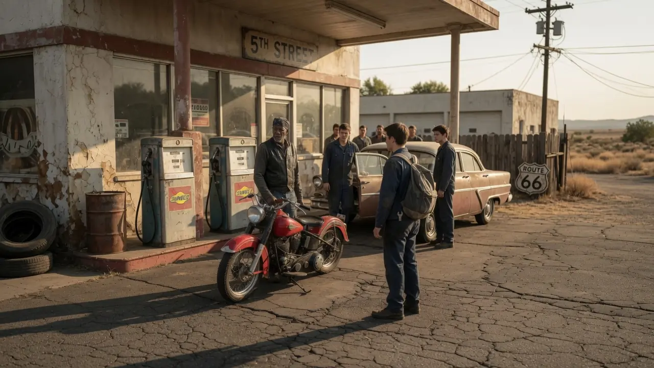 A Young Mechanic Saw Six Men Surround An Old Biker