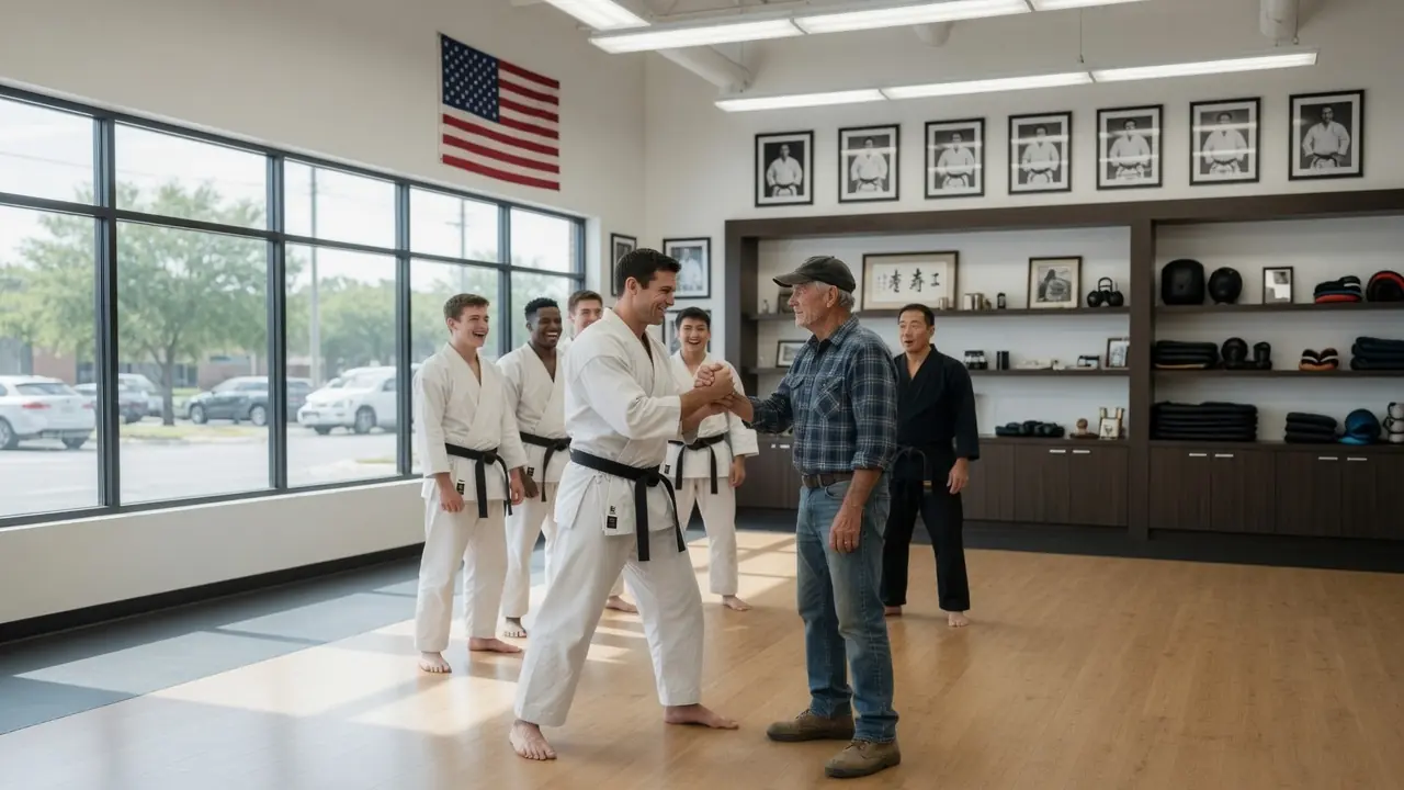 Black Belts Mocked a Quiet Old Man at the Dojo — Then One Calm Step Left the Entire Gym Speechless