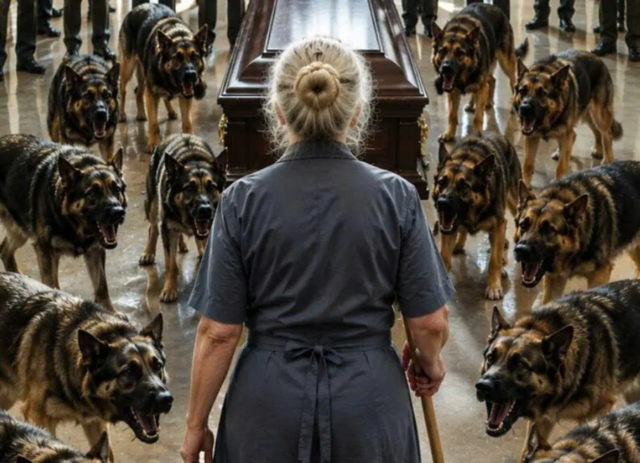 For 24 Hours, 12 Military Dogs Defended a Coffin and Nearly Mauled the Officers Who Approached—Then a Janitor Walked In