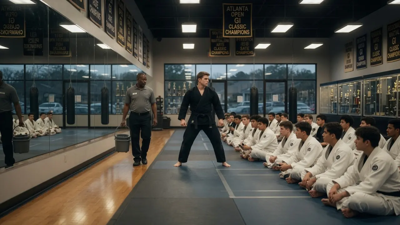 They Laughed At The Janitor On The Mat — Then The Master Walked In And Bowed