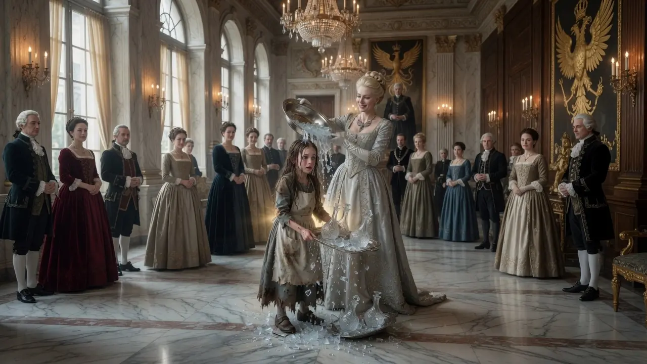She Was Raised Beneath the Palace Stairs — Until Ice Water Revealed the Crown on Her Skin