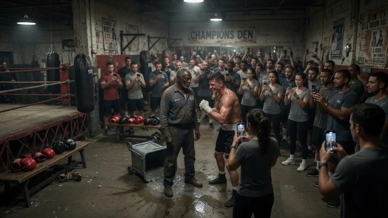 He Challenged An Old Janitor To Dodge One Punch — Then The Gym Went Silent