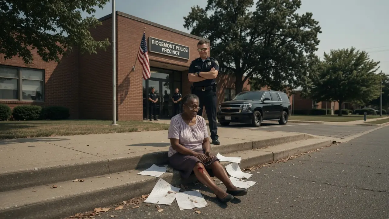 He Shoved An Old Woman Outside His Police Station — Then Her Son Stepped Out Of The Black SUV