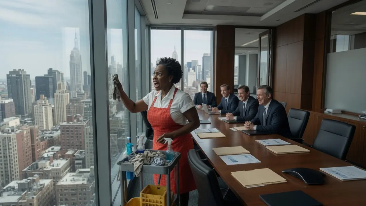 They Mo-cked the Black Cleaning Lady — Until She Fired the Boss