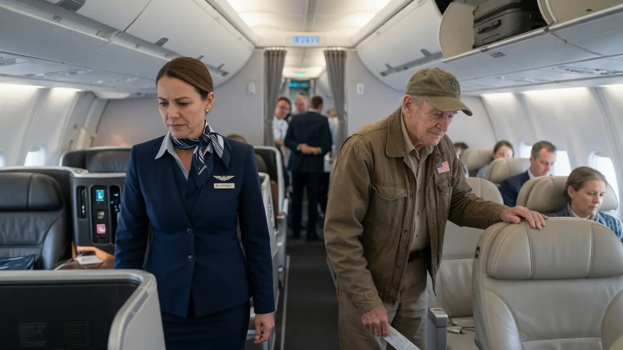 They Kicked the 89-Year-Old Veteran Out of First Class — Then Four-Star General Stopped the Plane