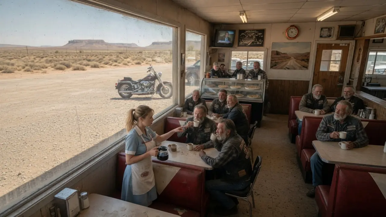 “‘My Dad Had a Bike Like That’ — What the Waitress Revealed Shocked the Bikers”