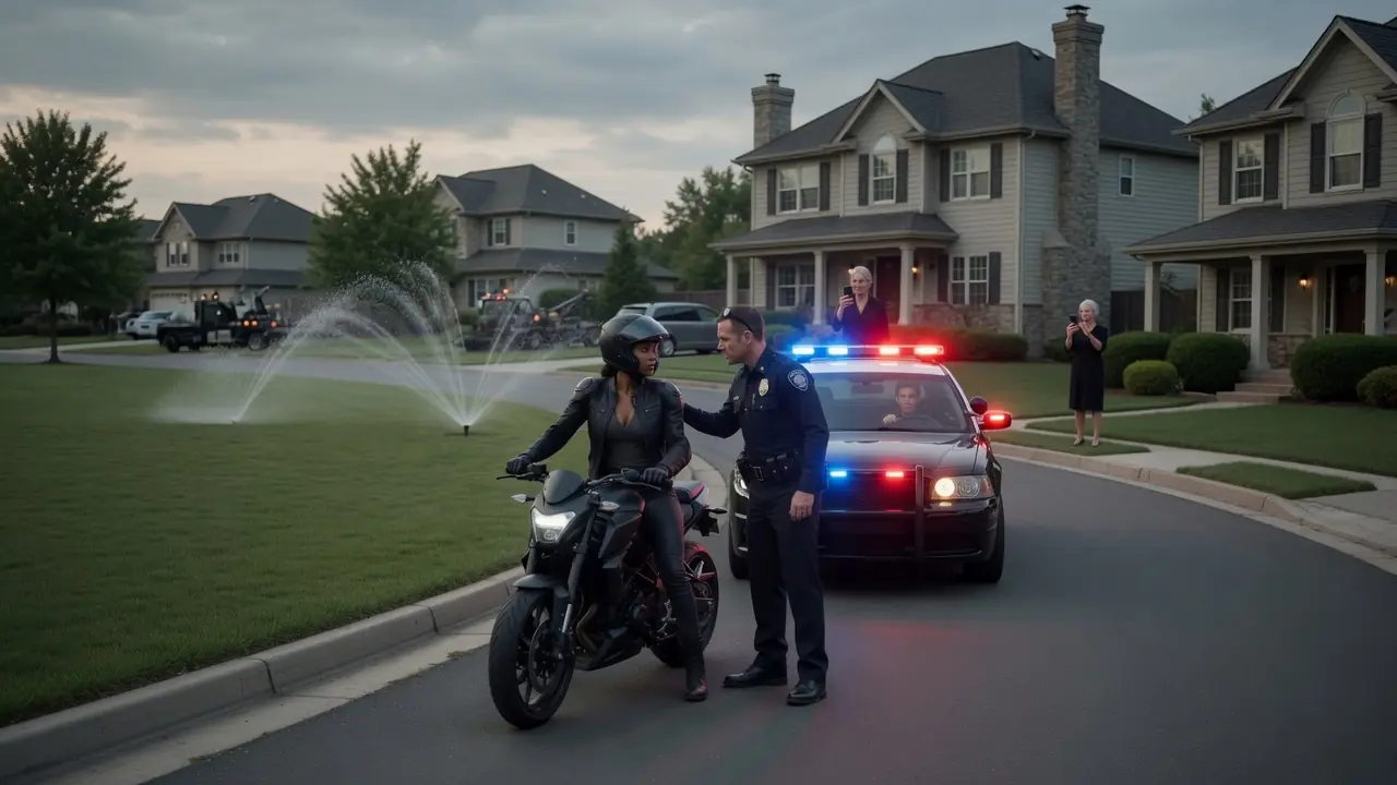 He Pulled Her Off Her Motorcycle — Then The Tow Truck Arrived Too Fast