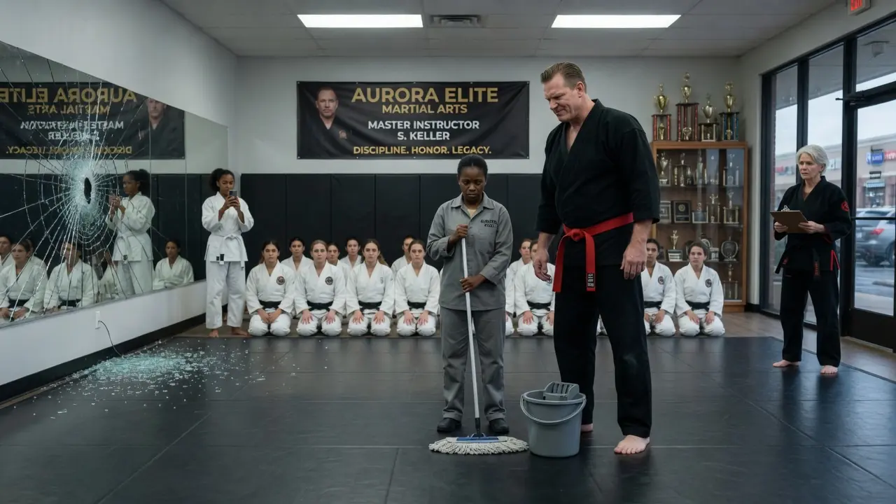 A Black Belt Mocked a Janitor in Front of the Entire Dojo — Then She Stopped Smiling