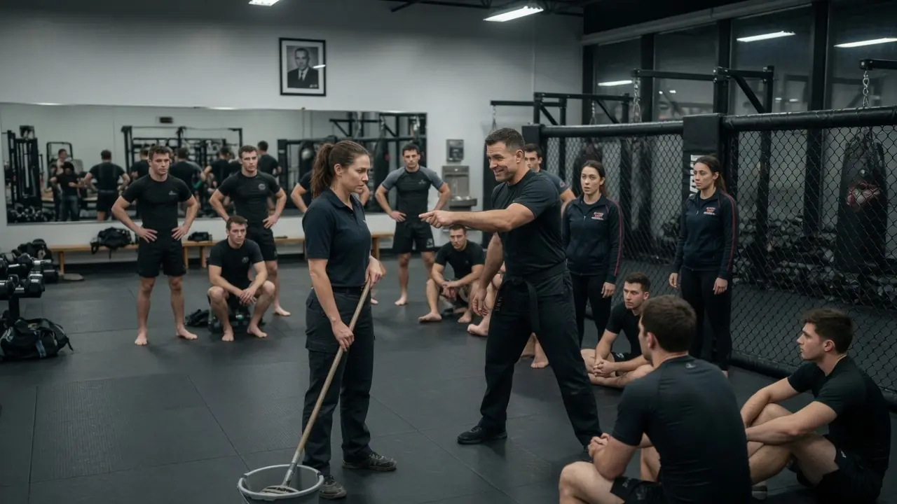 Black Belt Asked the Cleaner to “Spar for Fun” — 3 Minutes Later He Regretted It a Lot