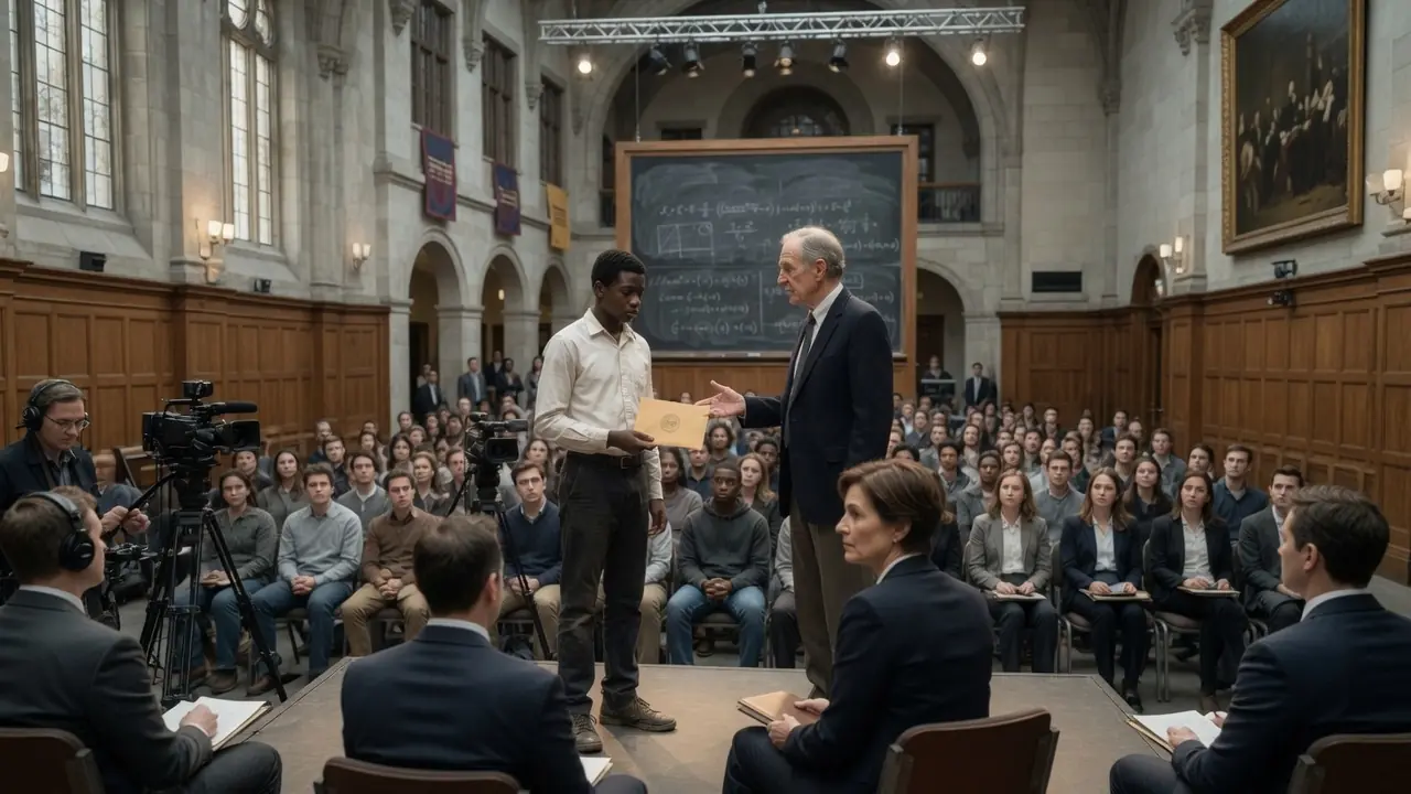 Prof Didn't Know Black Student's a Math Prodigy — Gave Equation 'That Took Me 10 Years,' Solved Fast
