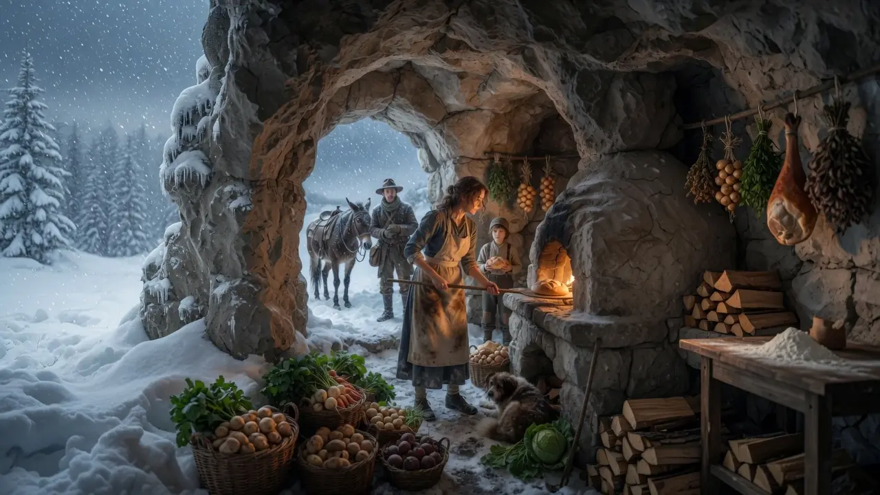 They Thought the Widow Would Freeze Before Morning — Then the Town Found Bread Rising in the Mountain Cave