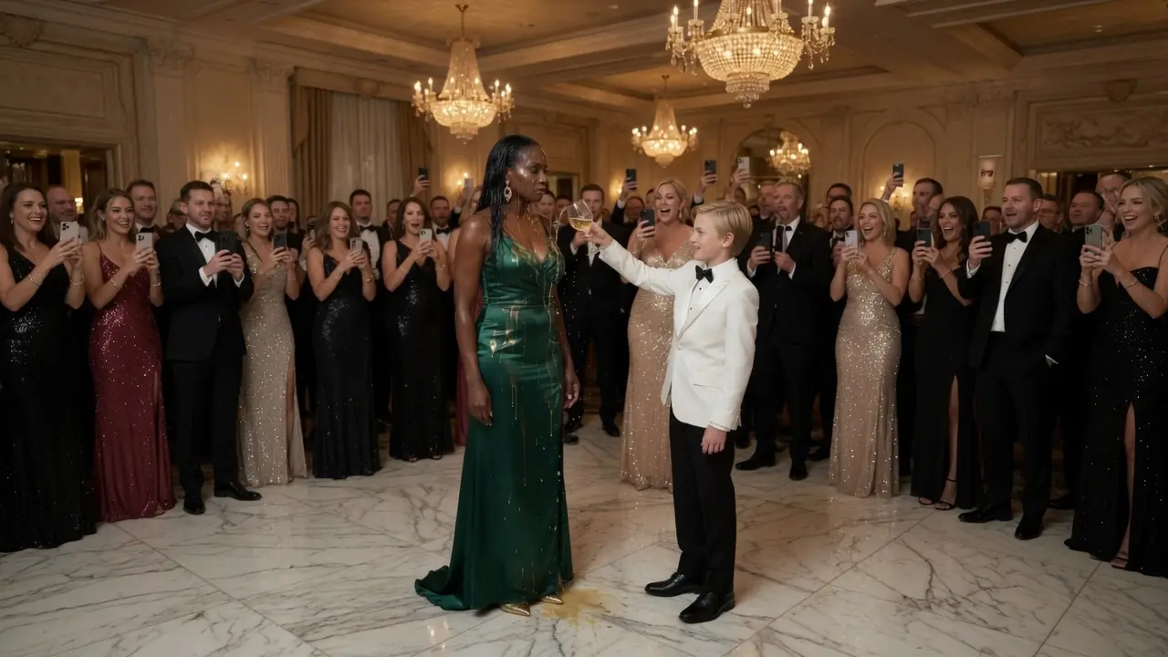 Rich Boy Pours Wine On Black CEO, His Parents Laugh — Until She Cancels Their $650M Deal