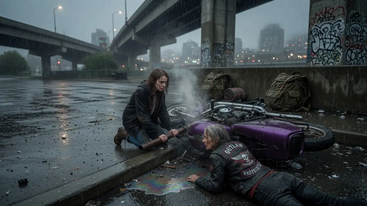 A Homeless Girl Saved a Hells Angels Queen — Then 800 Bikers Rode for Her