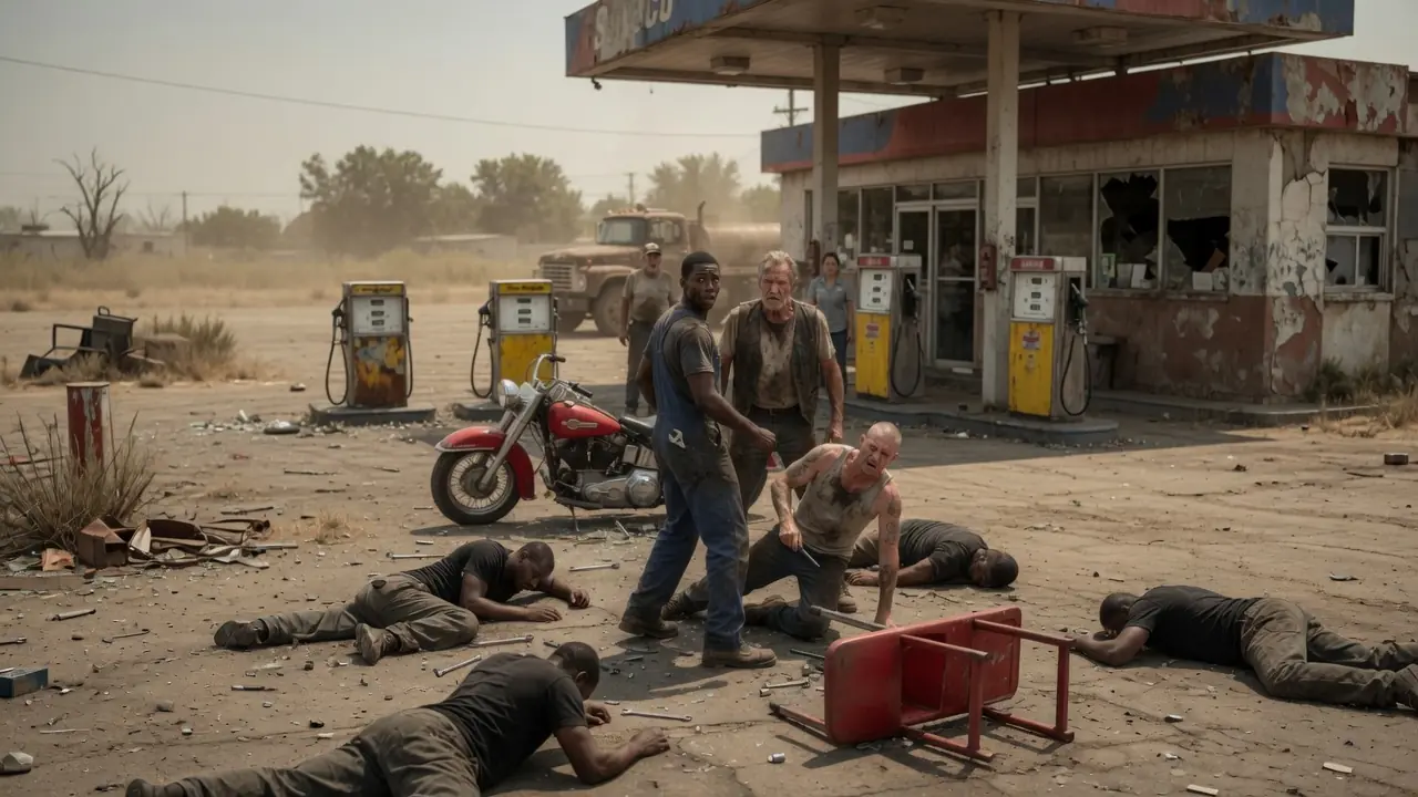 (PART 2) Six Men Surrounded an Old Biker — Then They Challenged the Wrong Black Mechanic