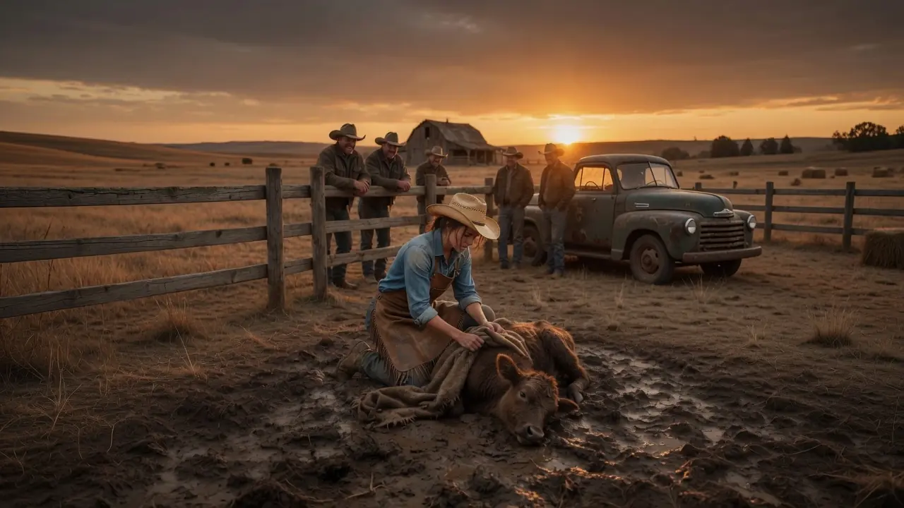 Everyone Mo-cked Her for Saving a Dy-ing Calf — Years Later It Made Her the Richest Rancher