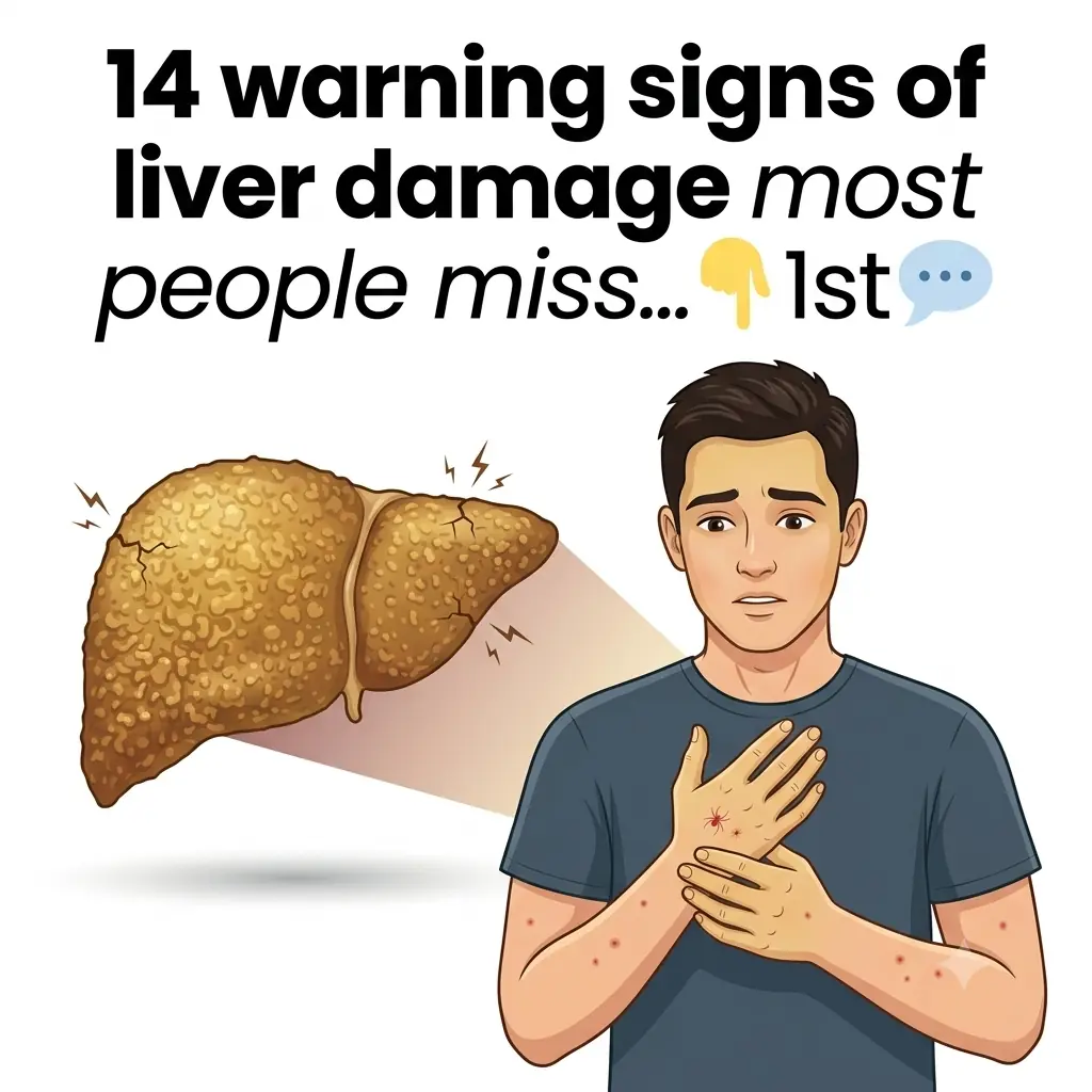 Your liver can be damaged for years before you feel seriously ill and these 14 symptoms are the early warnings most people never recognise