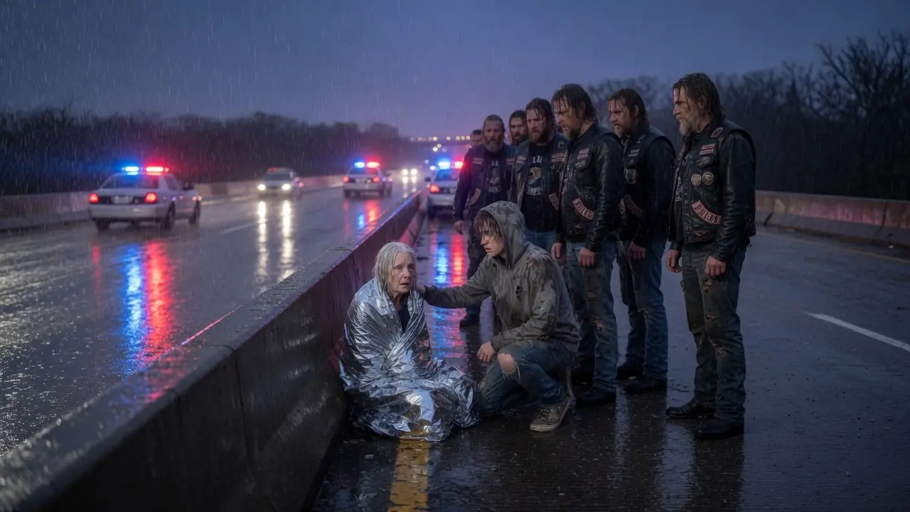 A Homeless Teen Jumped Into the Freezing River to Save a Biker's Mother — "Kid... Do You Have Any Idea Who You Just Pulled Out?" One Rider Asked as Hundreds of Harleys Came Roaring In.