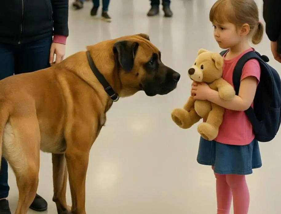 A Service Dog Started Barking at a 5-Year-Old Girl, Then Grabbed the Stuffed Toy from Her Hands—What Happened Next Was Unexpected