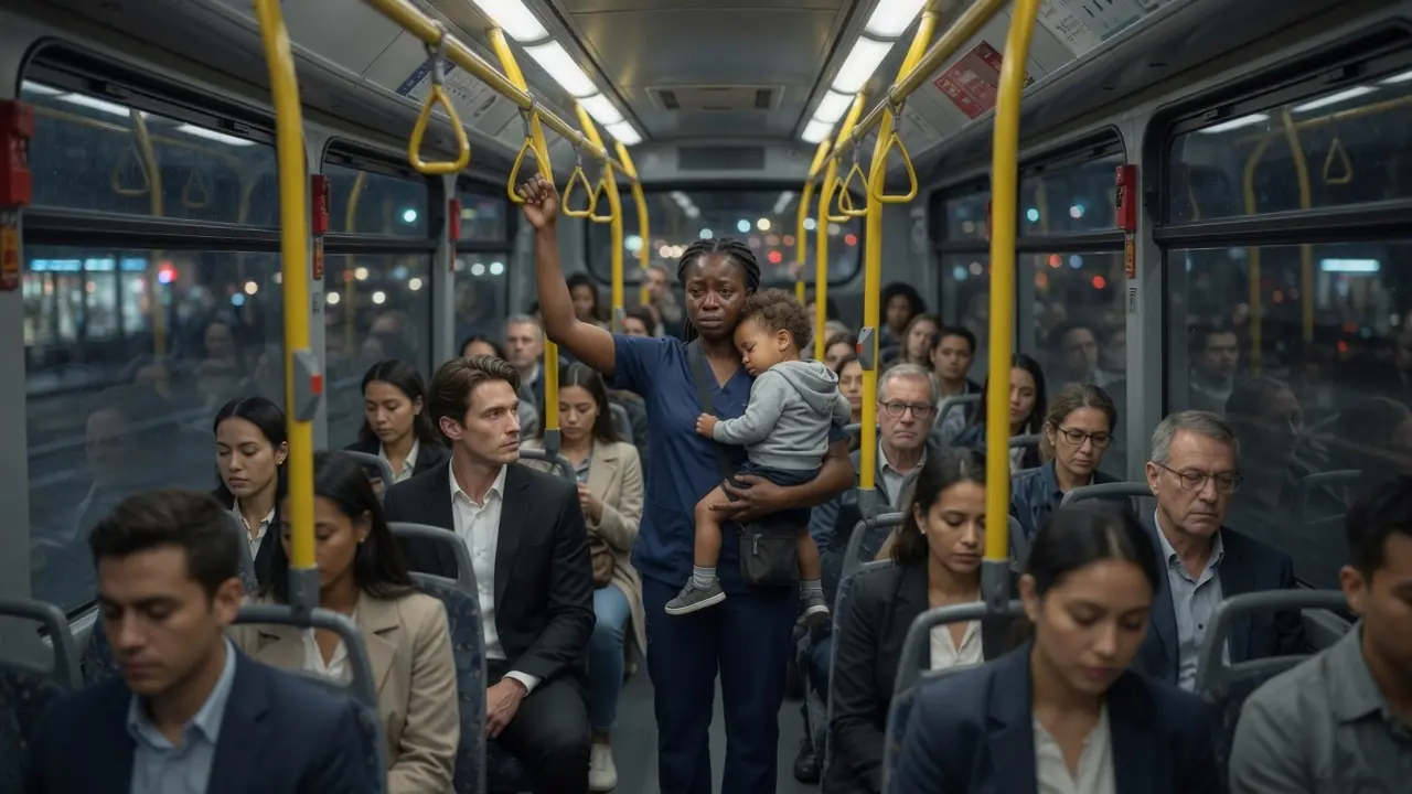 It Was Only a Chair — But to the Mother Holding Her Baby, It Felt Like the Whole World Had Made Room