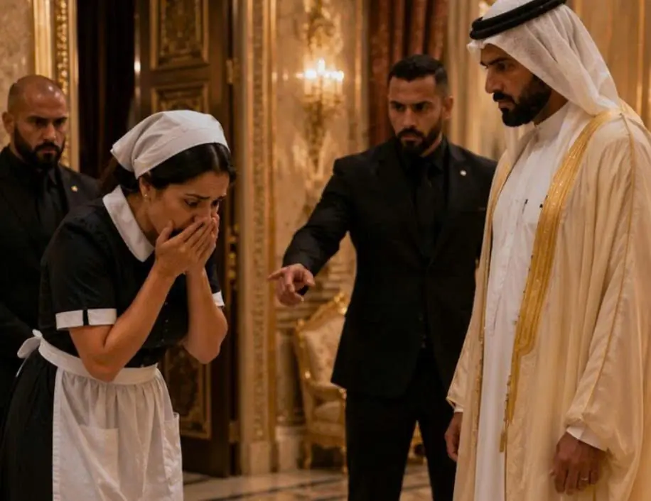 A Maid Accidentally Broke the Sheikh’s Favorite Vase, Inherited from His Late Mother. As the Guards Moved to Throw Her Out, the Sheikh Did the Unthinkable