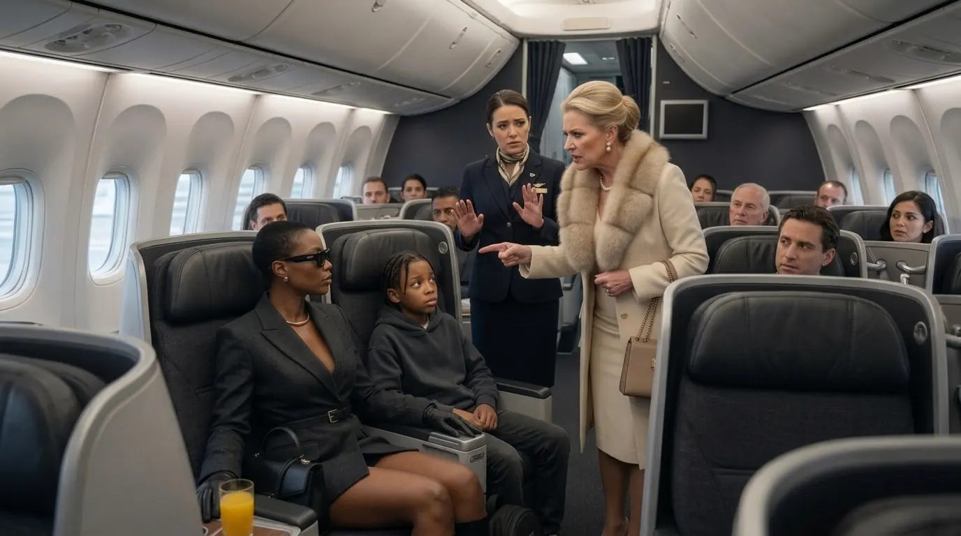 The Woman in First Class Said My Son Didn’t Belong There — She Had No Idea His Grandmother Owned the Terminal