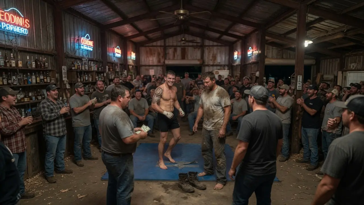 An Arrogant Fighter Bet a Farmer $500 He Couldn’t Last Three Minutes — Then the Arena Went Dead Silent