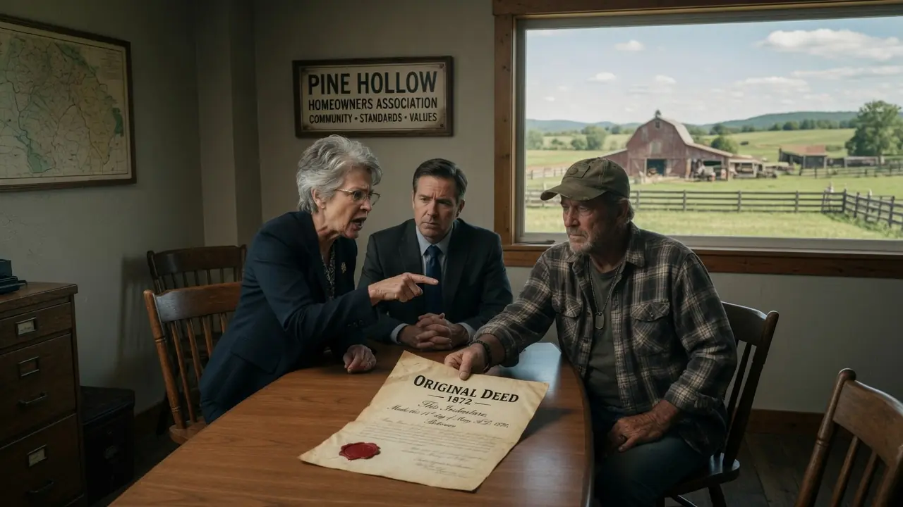 The HOA Came For His Farm — But They Didn’t Know What Was Buried In The Records