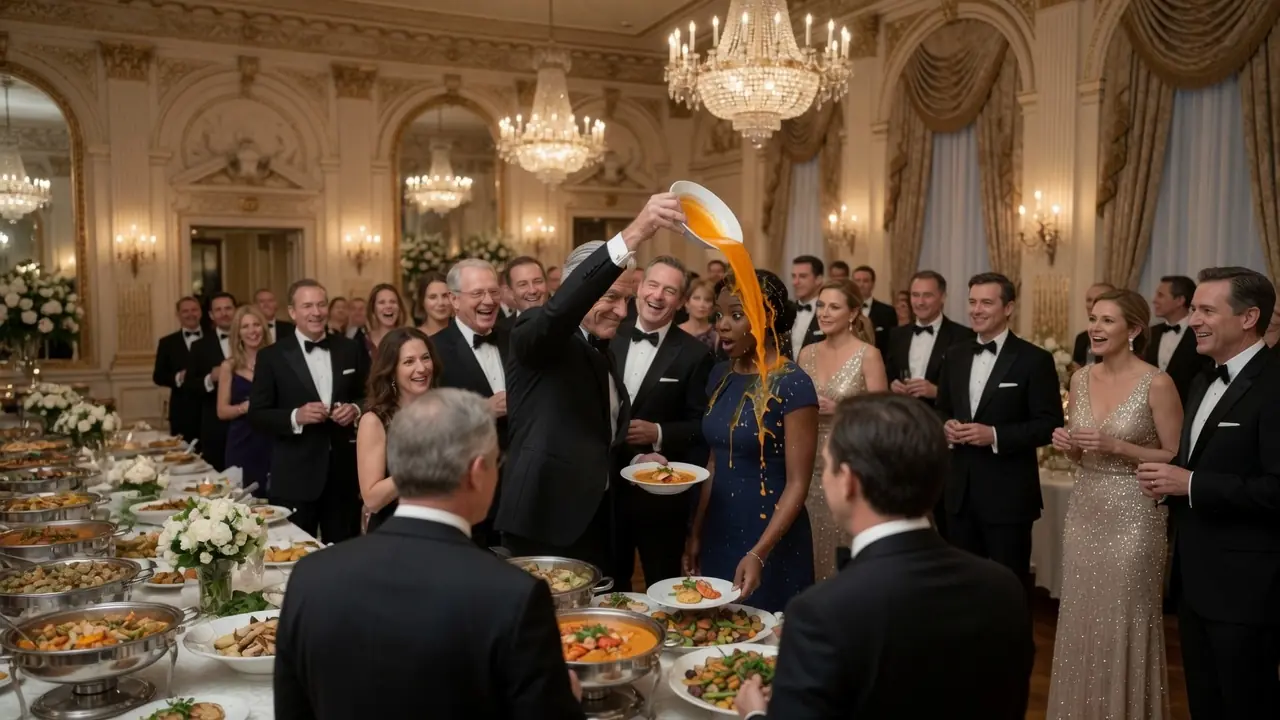 Billionaire Laughed Dumping Food on the Black CEO — His Smile Died When She Canceled the $1B Deal