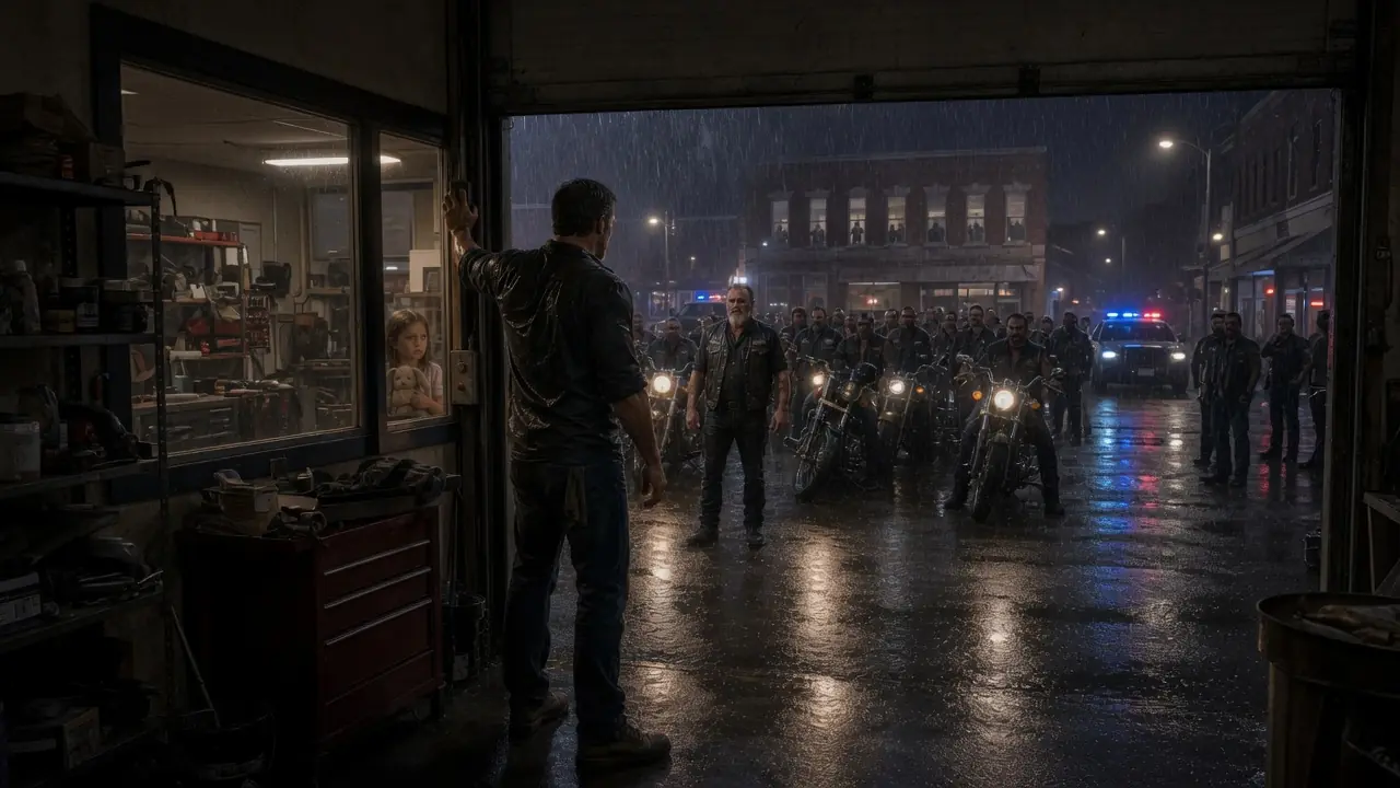 Single Dad Veteran Sheltered 15 Hells Angels During a Storm — The Next Morning Left the Town in Shock