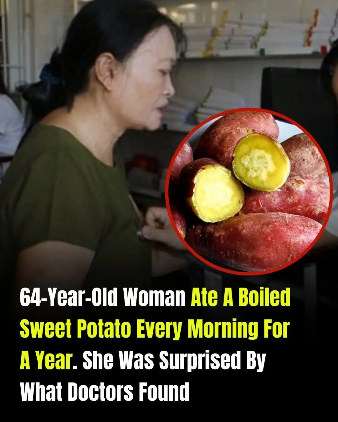 64-Year-Old Woman Ate a Boiled Sweet Potato Every Morning for a Year: What Doctors Found May Surprise You