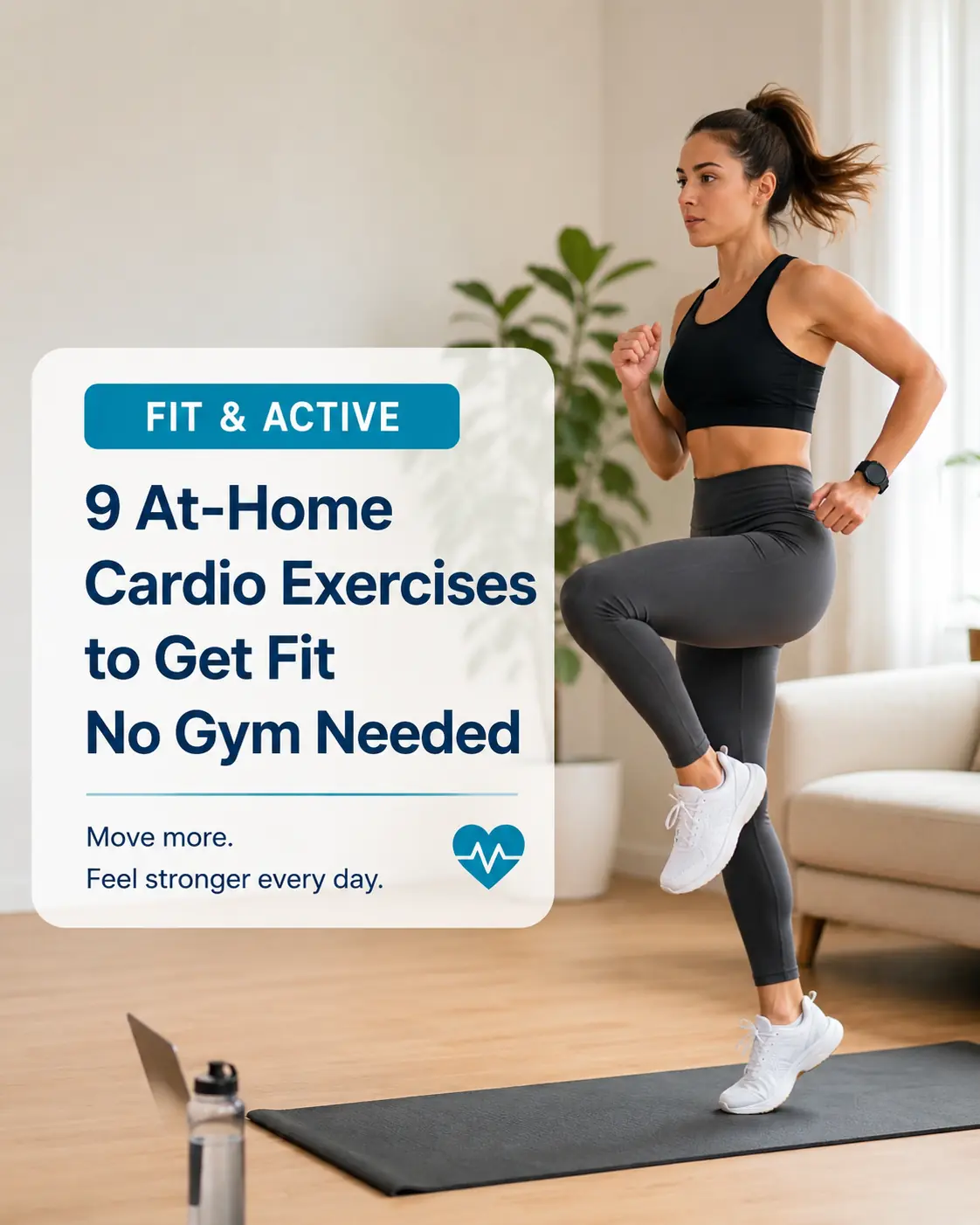 9 Cardio Moves You Can Do at Home Without Equipment