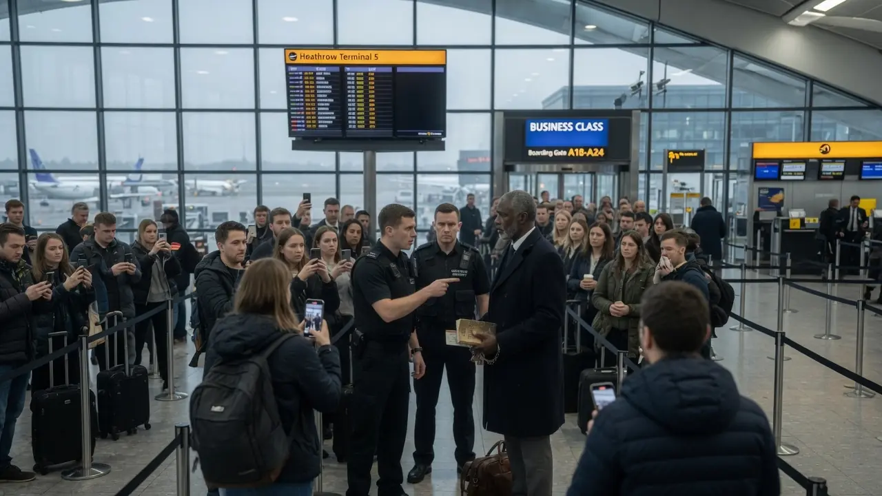 Racist Cop Handcuffs Black Man at Airport Gate—Seconds Later, He Regrets Everything