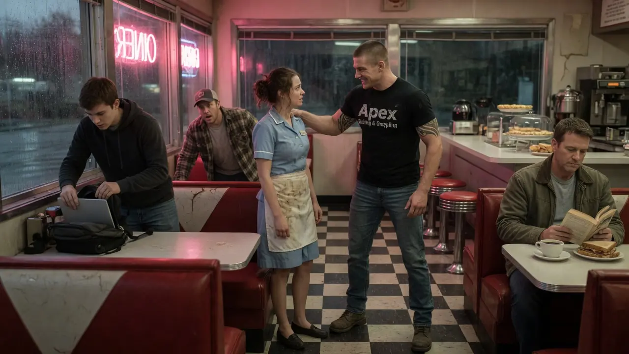 A Cocky MMA Fighter Cornered a Waitress at 2 A.M. — Then He Picked the Wrong Customer