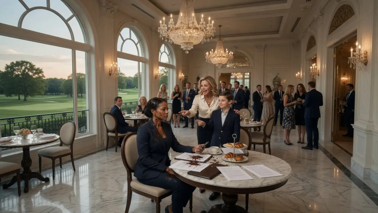 Rich Boy Threw Food at Black CEO, His Mom Laugh — But Then, His Parents Begged Her Forgiveness