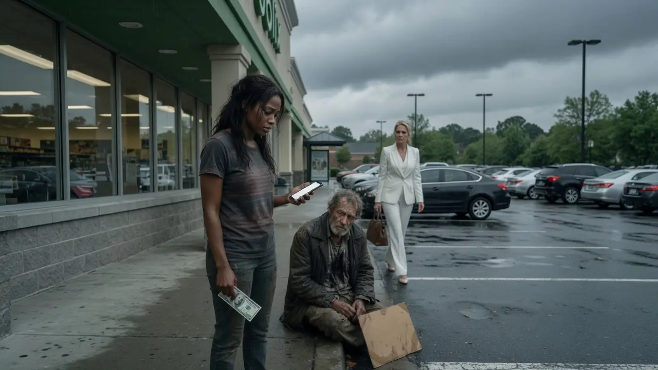 Struggling Waitress Gave A Homeless Stranger Her Last $100 — Got Fired The Next Morning