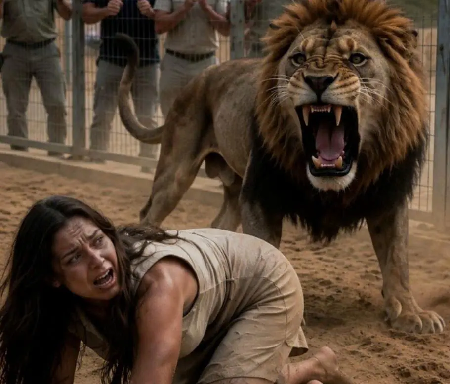 A woman accidentally found herself inside the same enclosure as a massive lion, right in front of hundreds of visitors. Everyone was certain that a horrific tragedy was only seconds away, but what the predator did left the entire zoo in shock