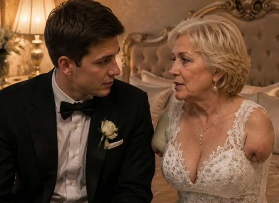 At the age of 24, I married my boss, who was nearly 40 years older than me and had lost both of her arms in a terrible car accident. But on our wedding night, she made me an offer that left me completely shocked